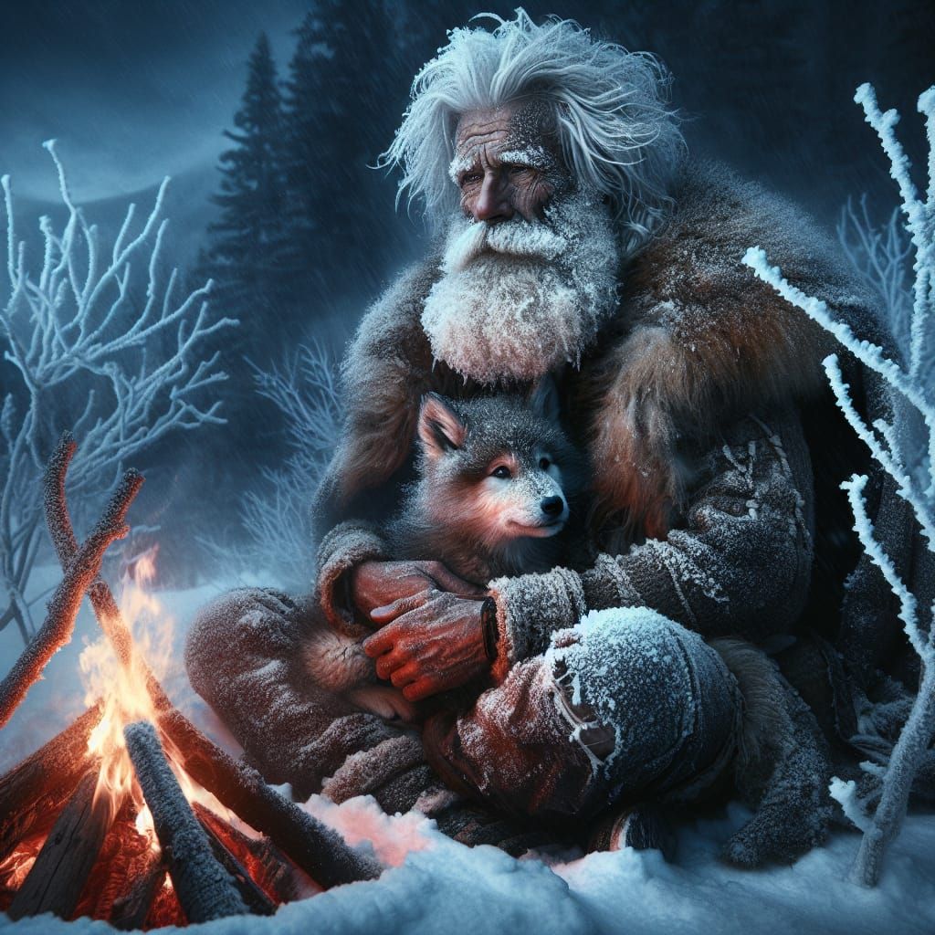 Weathered, elderly man