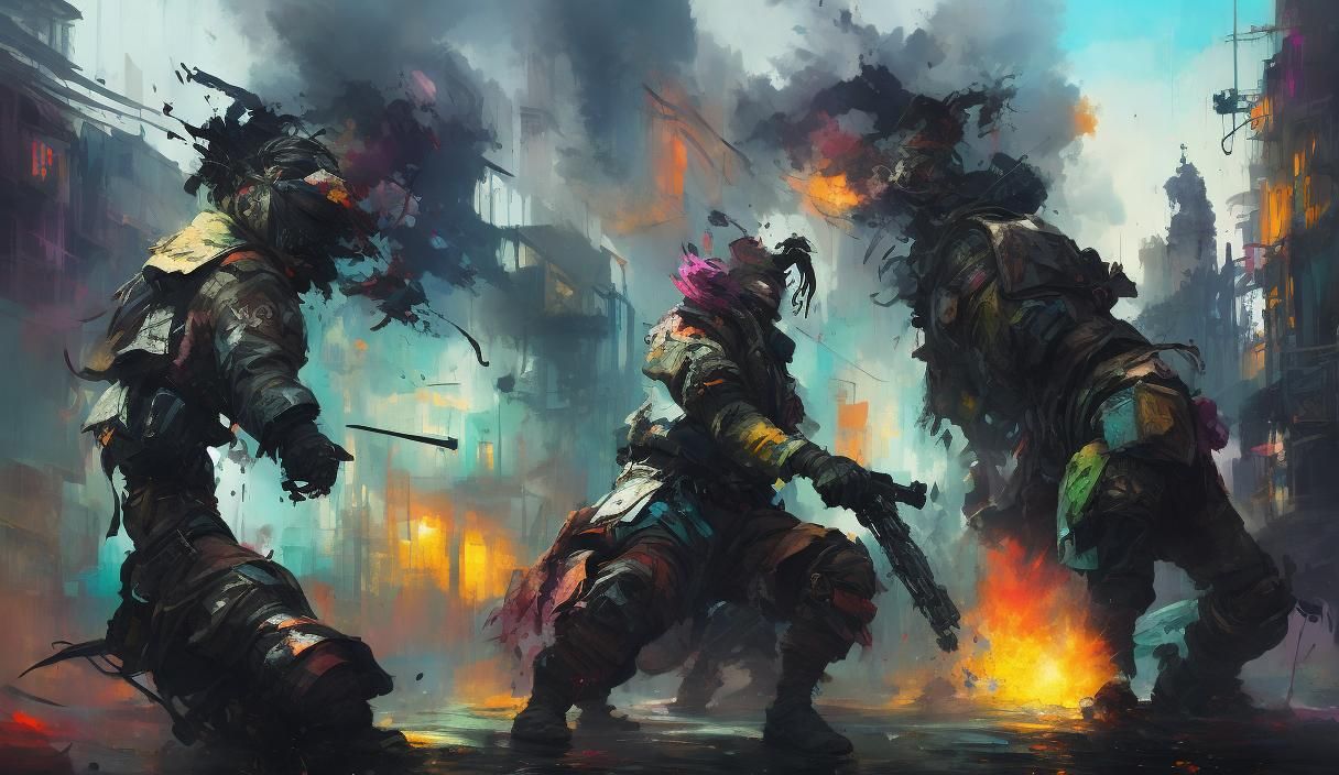 Arcane-Inspired Concept Art: Scrap Yard Children