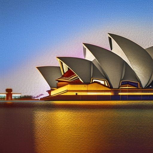 Opera House: Surreal Dieselpunk Art Deco Fusion