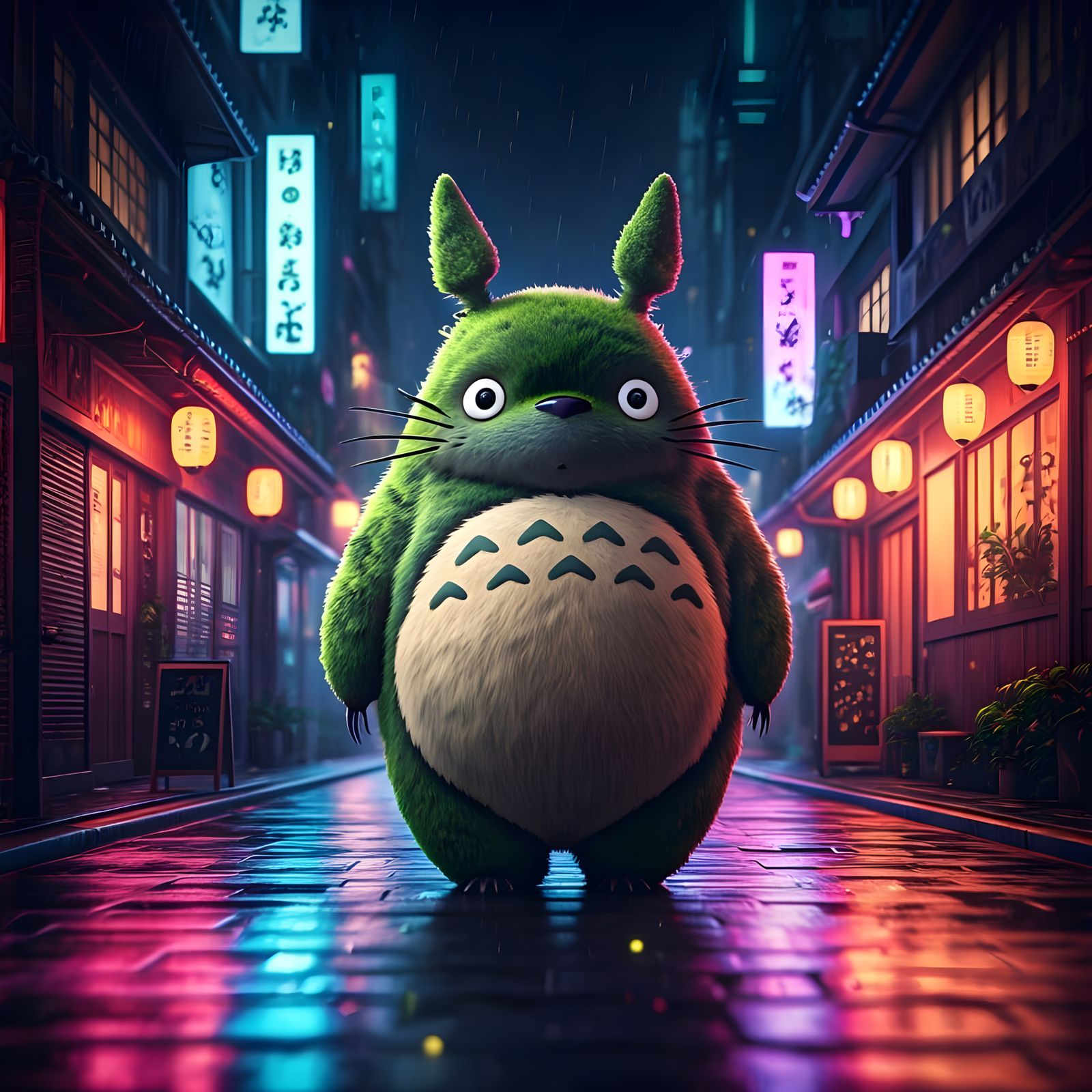 Enchanted Totoro Spirit Walks Tokyo Streets
