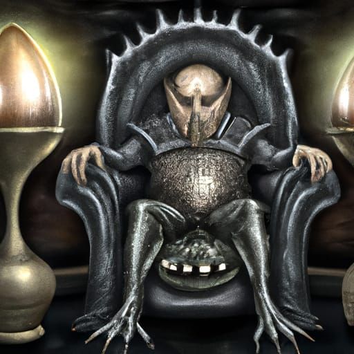 Dark King on Alien Throne: Baroque Hyperrealism