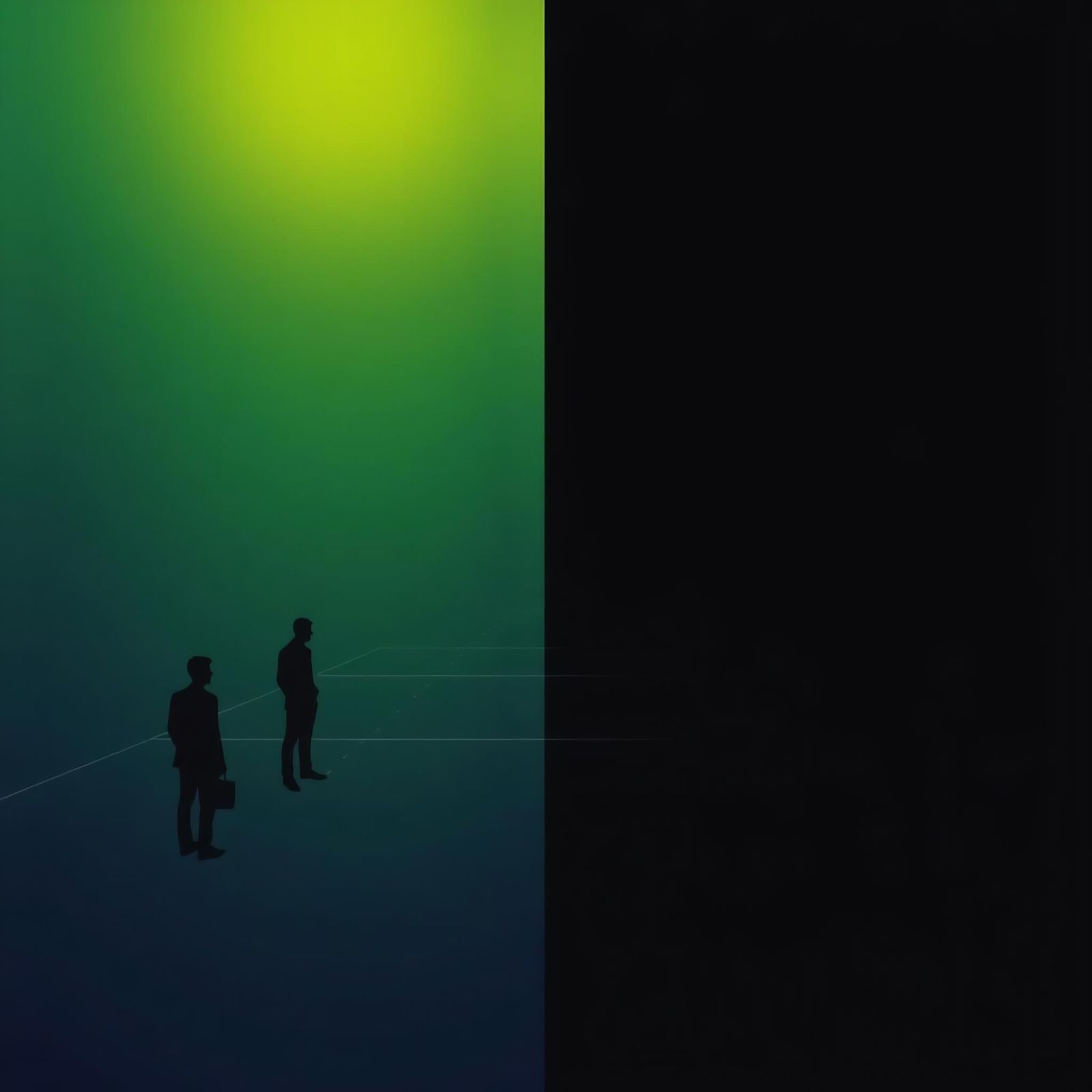 Surreal Minimalist Composition with Evolving Concepts