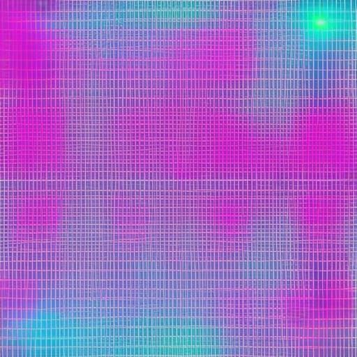 Seamless Liquify Texture Pattern in Synthwave Neon