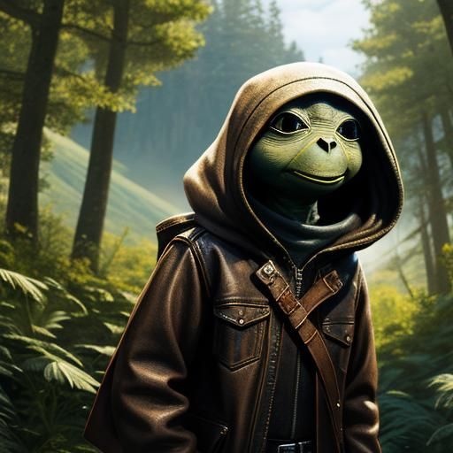 E.T. Saying Goodbye to Friends on Earth