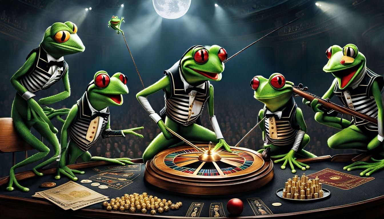 Humorous Frog-Humanoid's Mariana Trench Saloon Fight