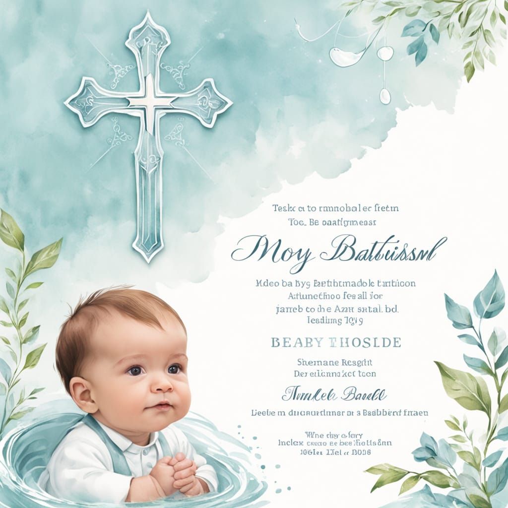 Surreal Baptism Background in Pastel Hues