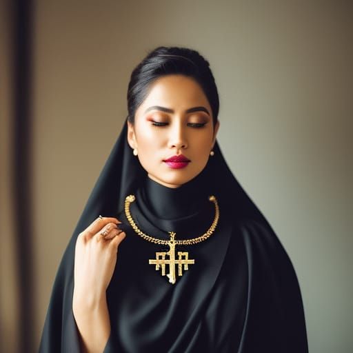 Holy Woman with Key: Professional Photography