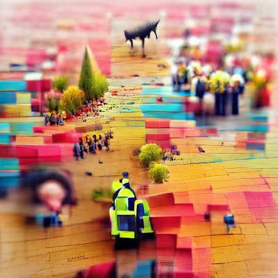 Abstract AI Image Generated From Simple Prompt