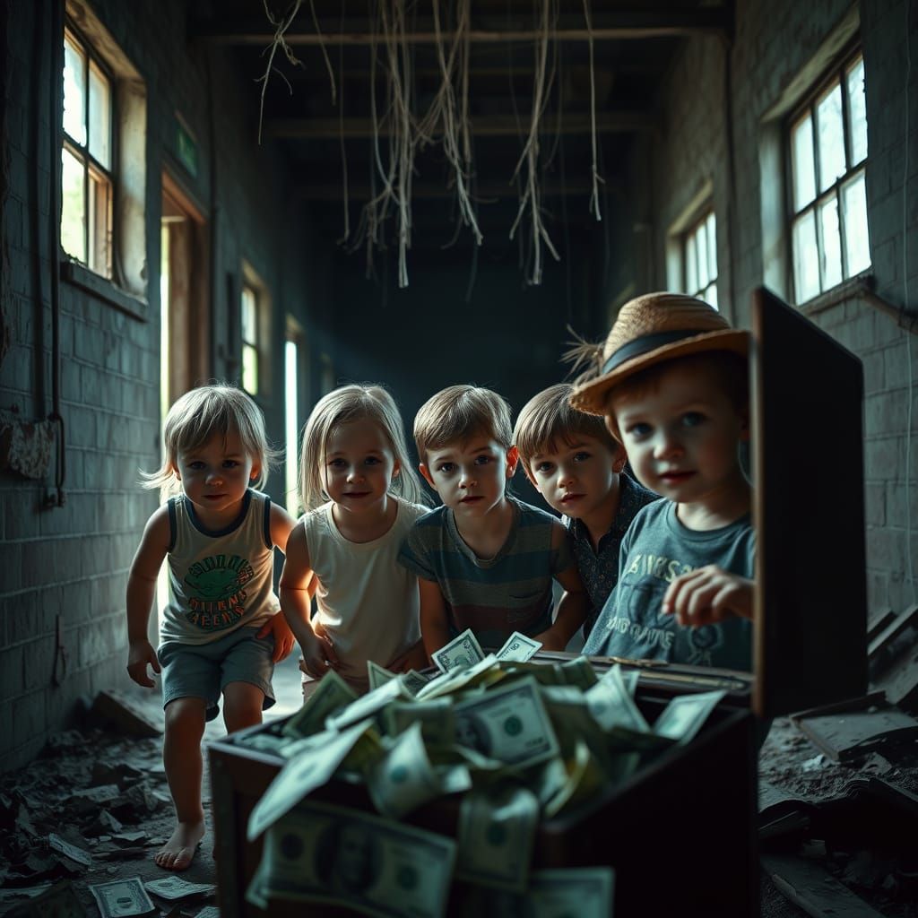 Kids Discover Treasure in Abandoned Warehouse