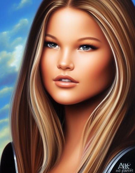 Fantasy Portrait of a Beautiful Young Woman