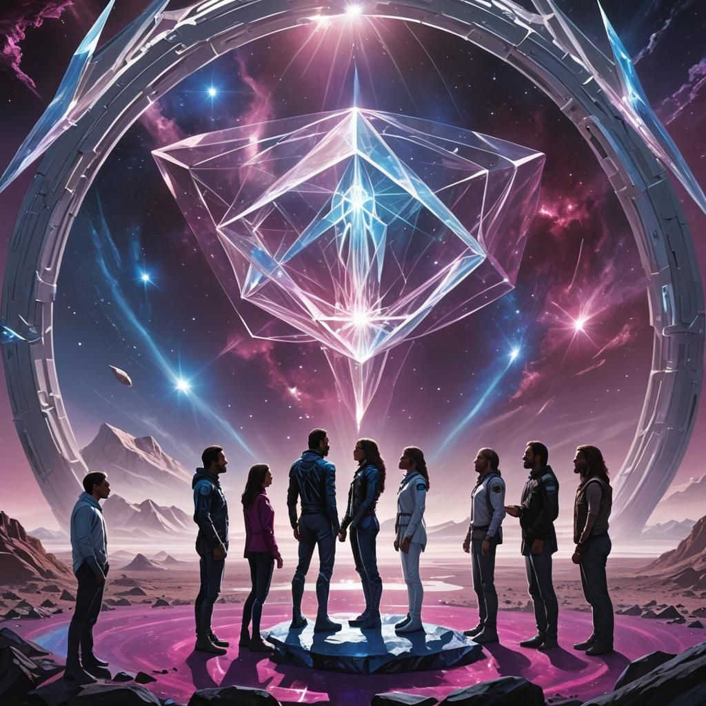 Extraterrestrial Encounter with Floating Crystal: Concept Ar...