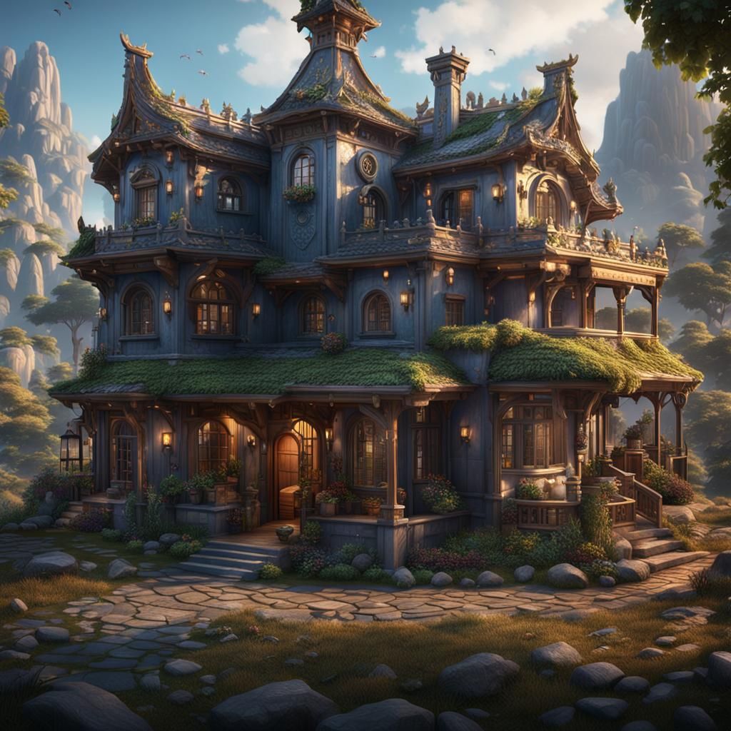 Detailed House Layout with Two Bedrooms