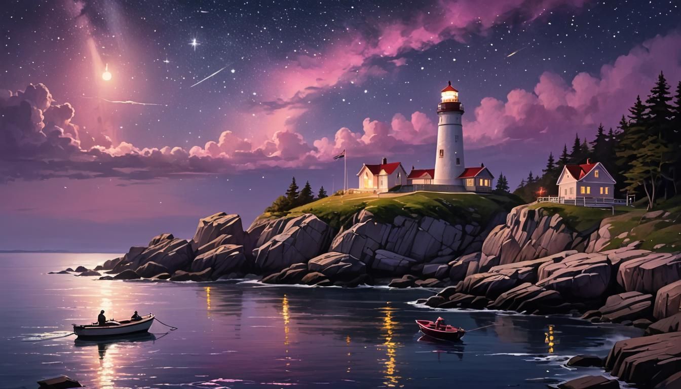 Lighthouse at Twilight