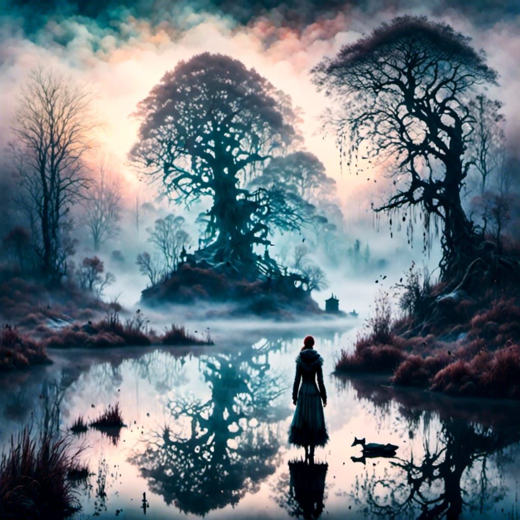 <lora:MistScape:1.0> <lora:Silvery snow:1.0> <lora:Snow Crys...