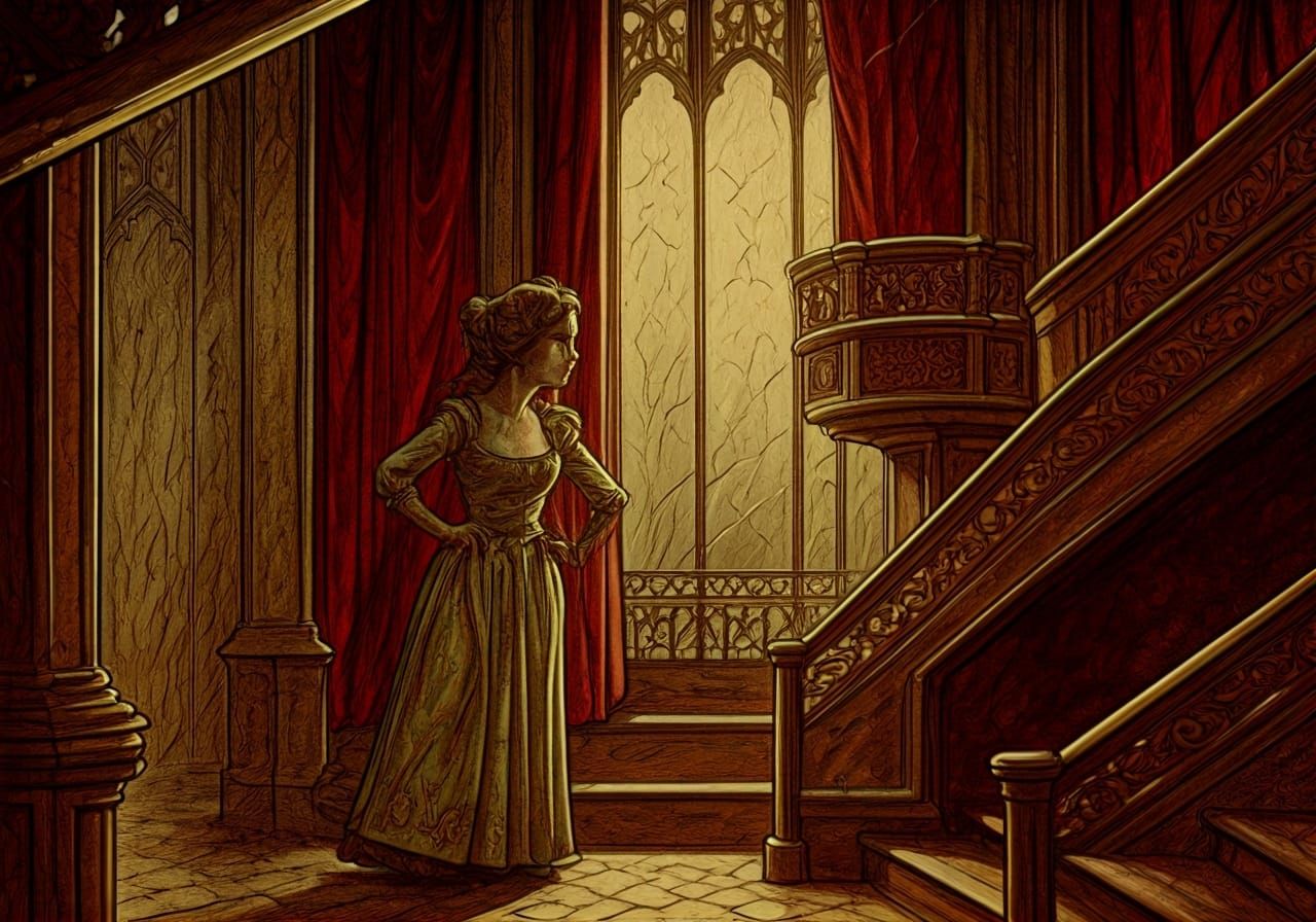 Desolate Wasteland in Sepia Tones