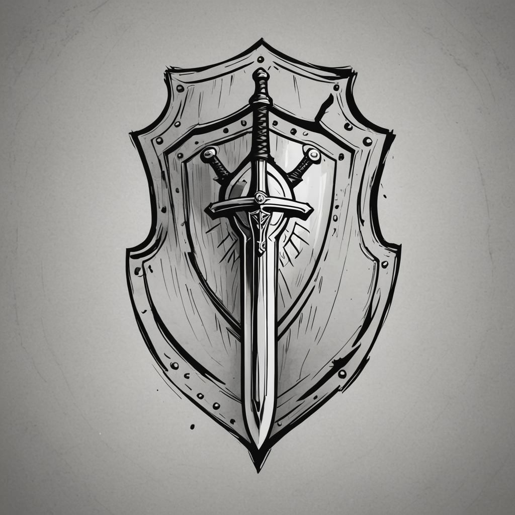 Shield and sword