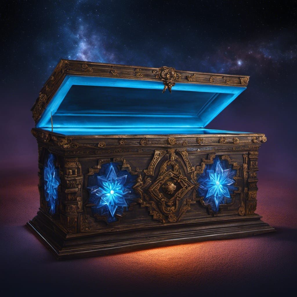 Fantastical Ornate Coffin: Detailed Matte Painting