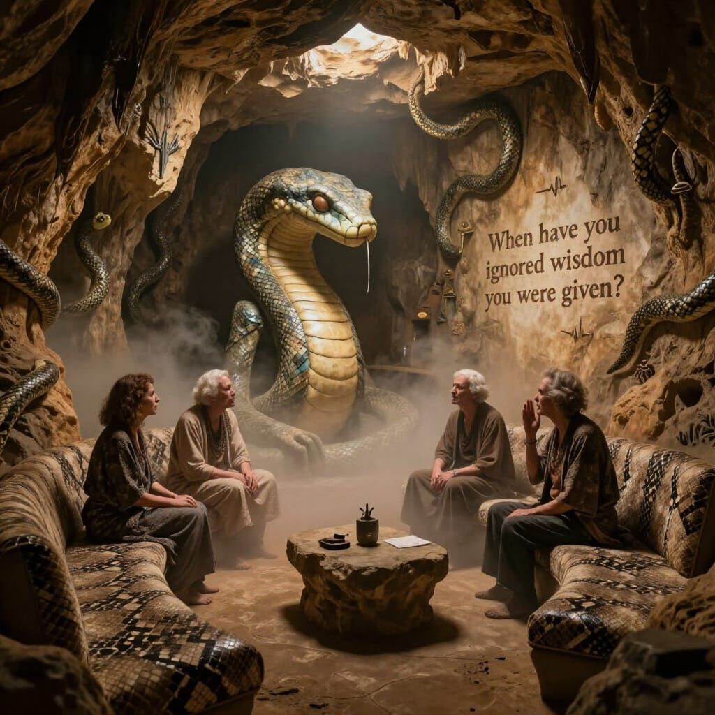 Şahmeran's Hidden World: A Mystical Cave Sanctuary