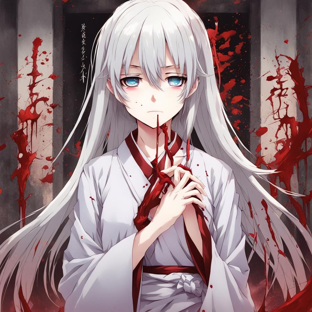 Anime Style Figure with Desecrated Honor