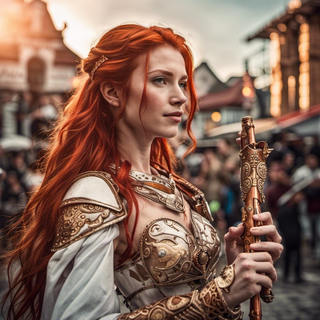 Goddess of Love and Beauty in Town Square