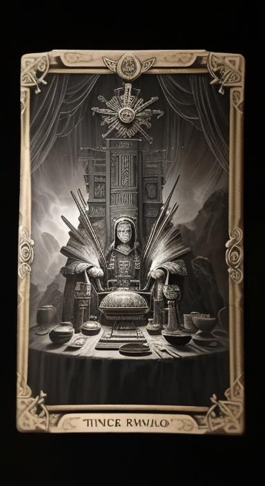 Eerie Tintype of Bat People in Foggy Cave