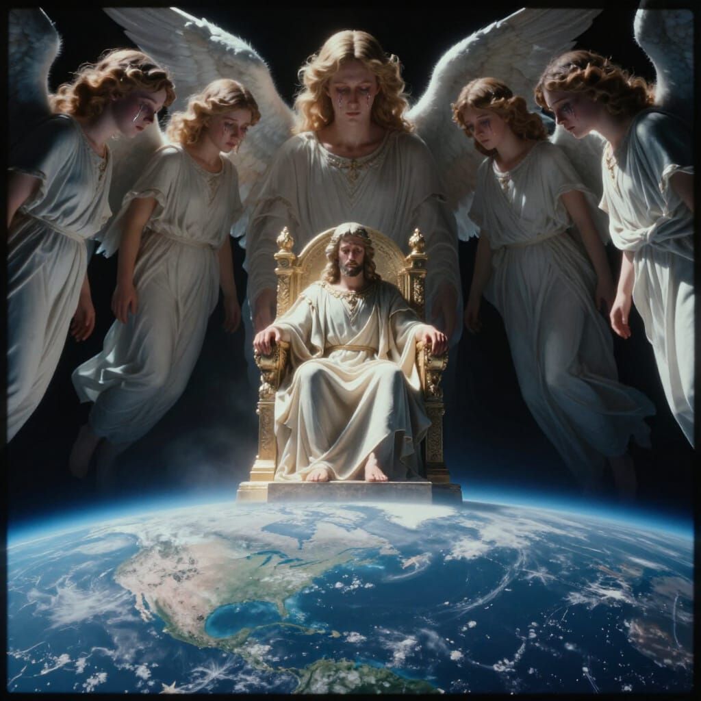 God's Solemn Watch Over Earth from Space