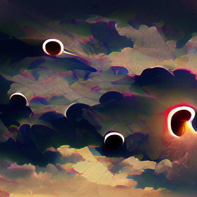 Dramatic Solar Eclipse with Visible Corona