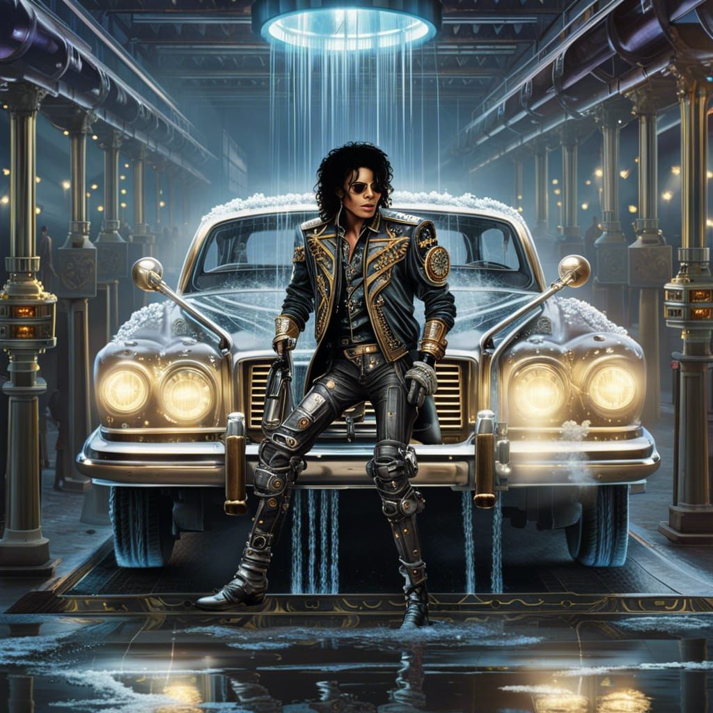 Michael Jackson Working at the Car Wash v3