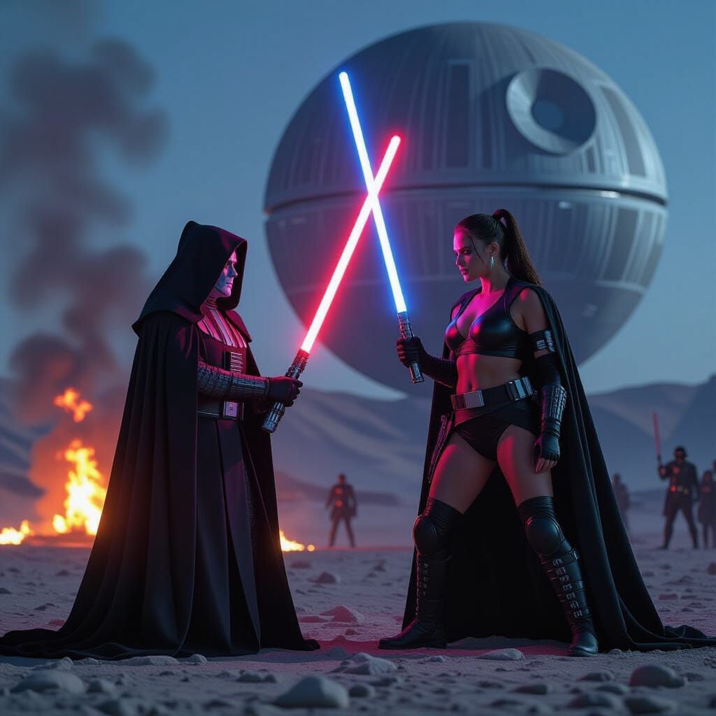 Palpatine's Defeat on the Death Star