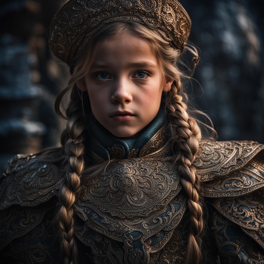 Hyperrealistic Portrait with Intricate Details in HDR