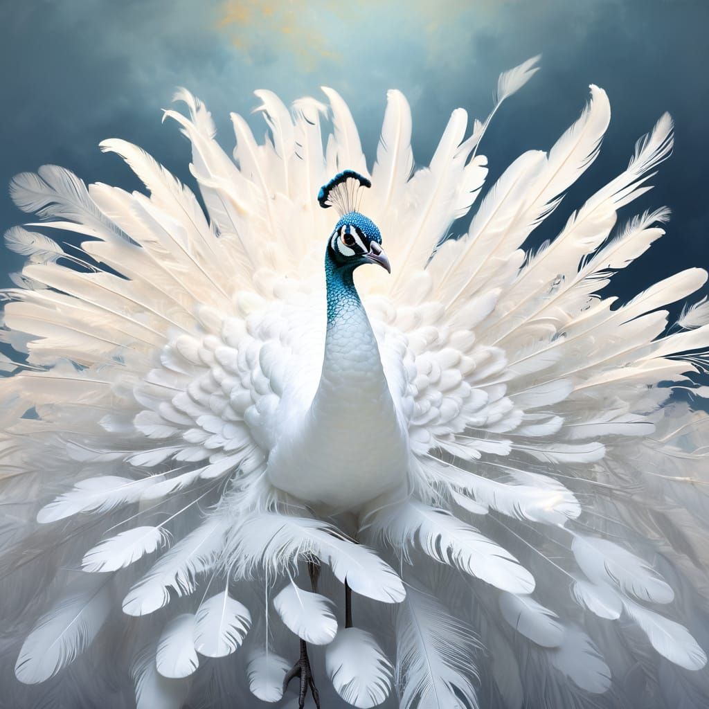 White peacock