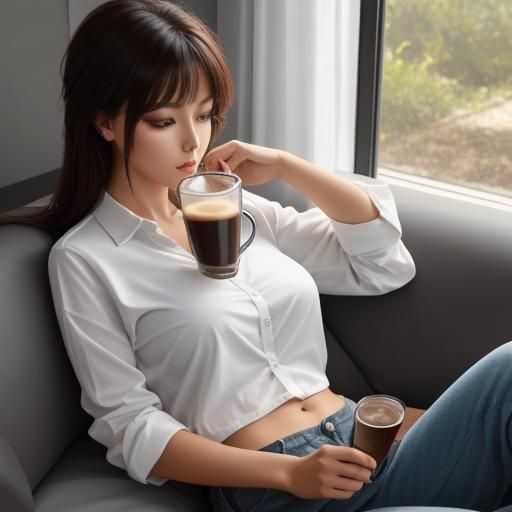 Relaxing Sunday Morning with Coffee