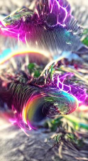Holographic Psychedelic Tornado in 3D