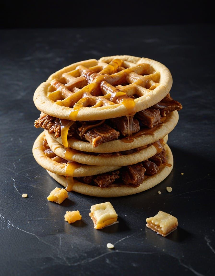 Fiddle Faddle Snack as AI Art