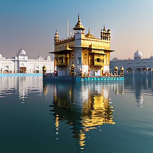 Golden Temple at High Resolution