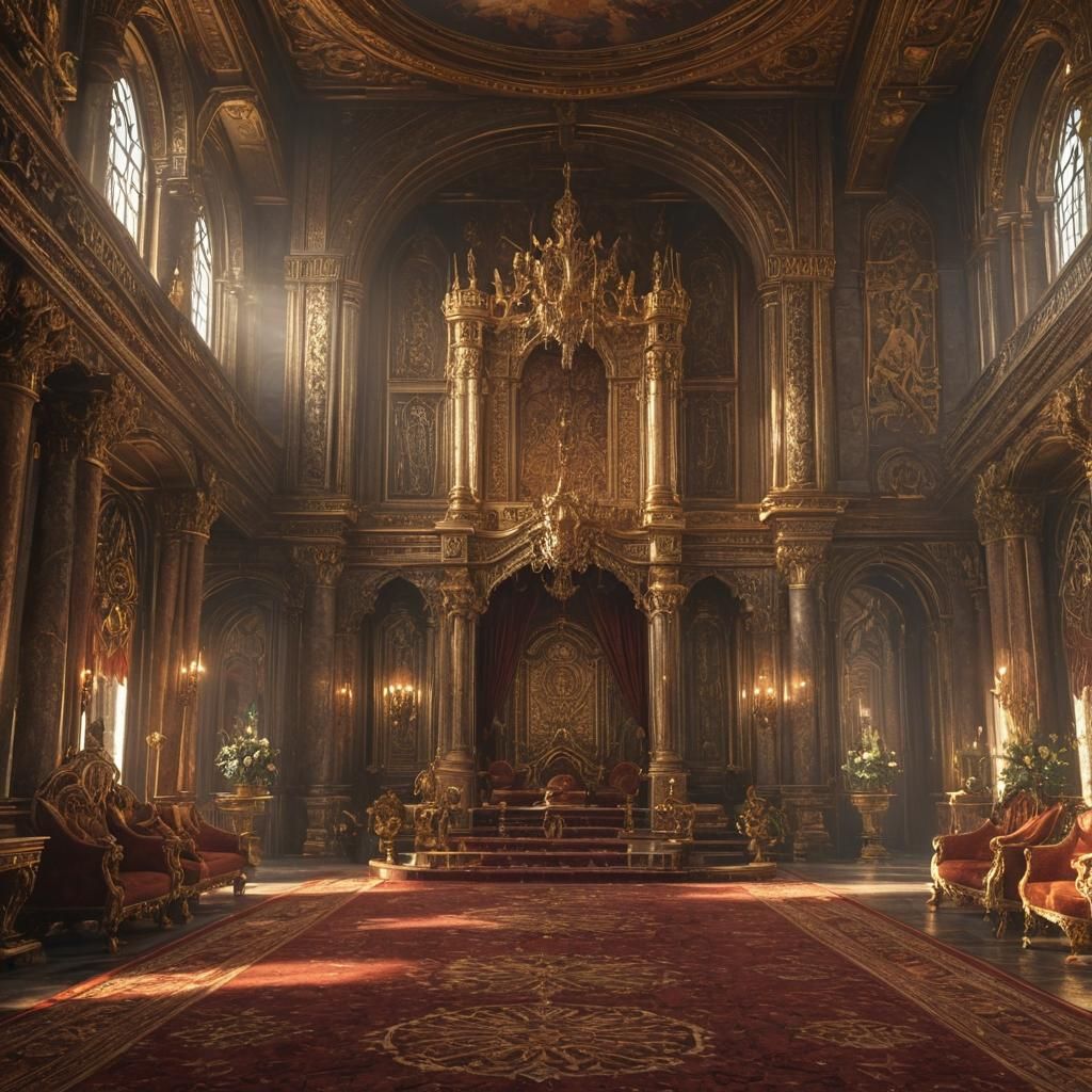 inner view of a royal palace