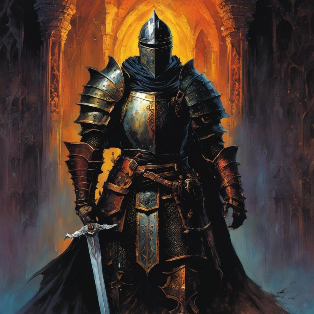 Evil Knight in Dark Souls Style
