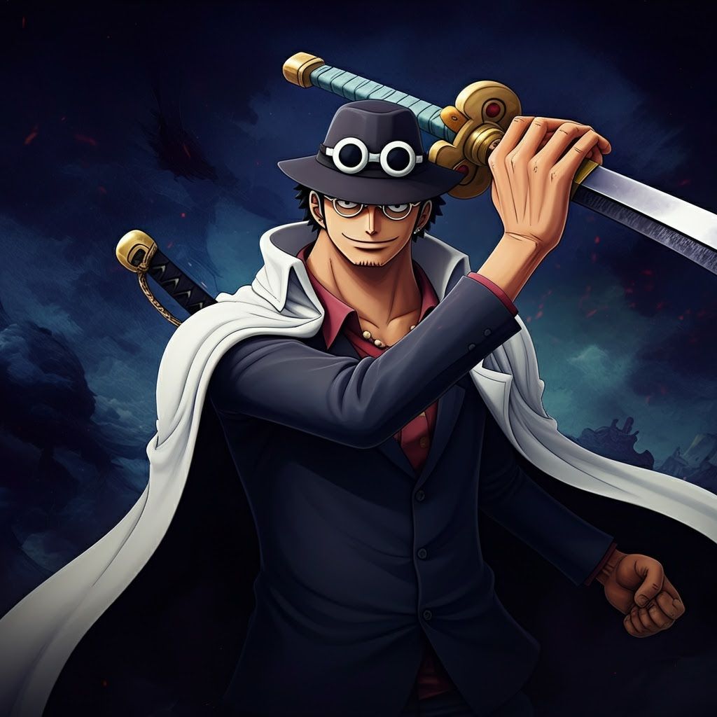 Strong Doctor with Specs and Sword in Fantasy Art Style