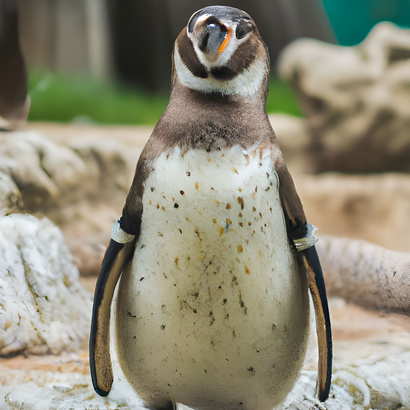 Simple AI Image of a Penguin