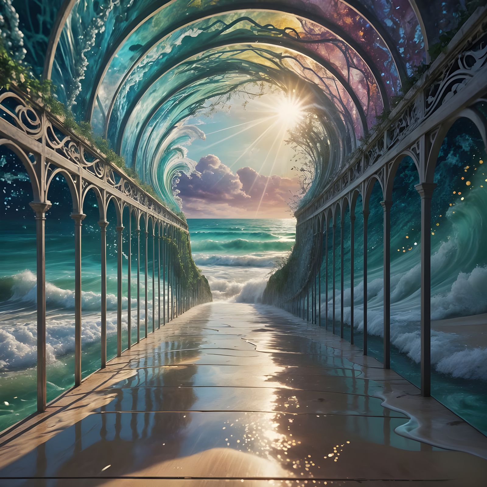 A Victorian Bridge Leads to New Earth through a Celestial Po...