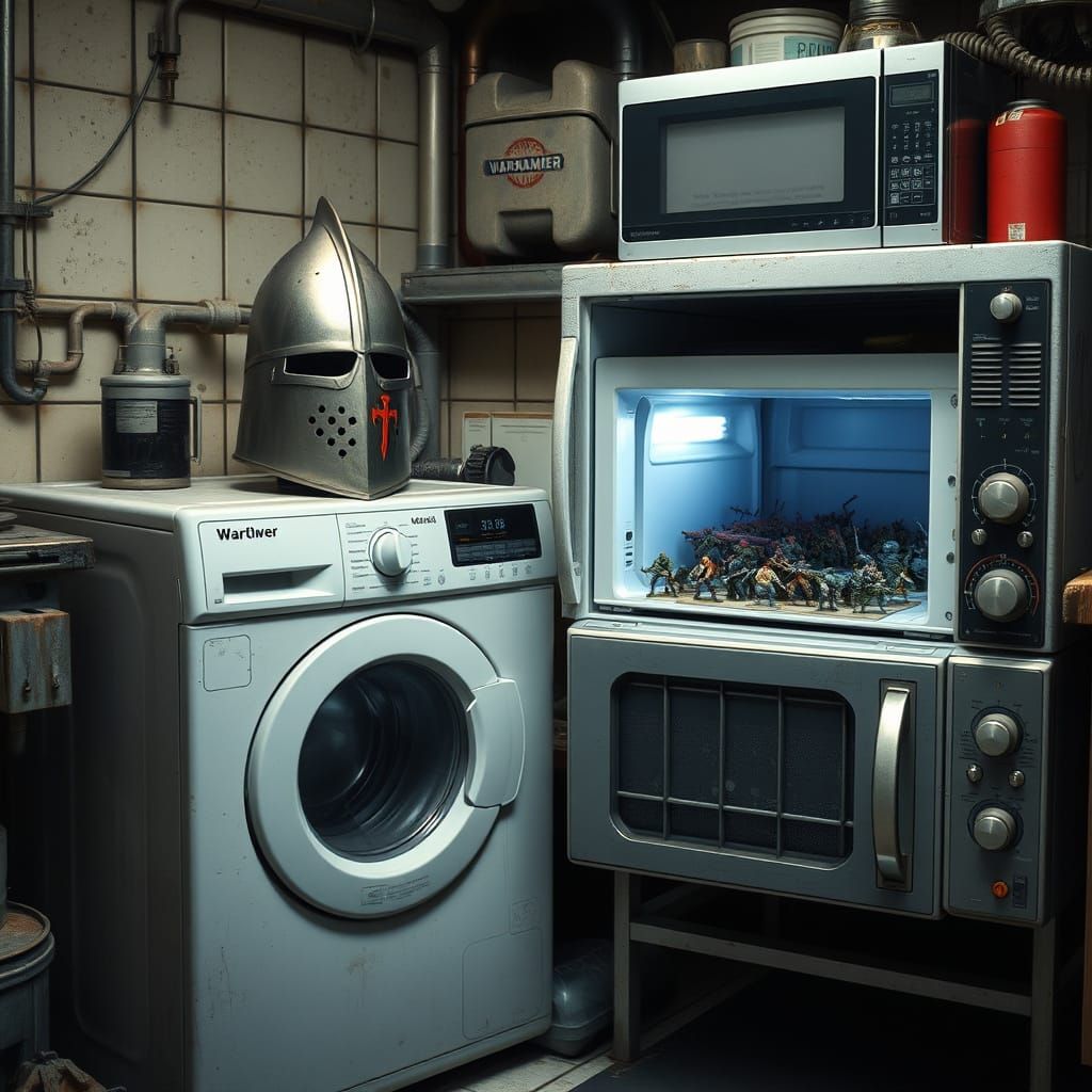 Washing Machines and Microwave Play Warhammer