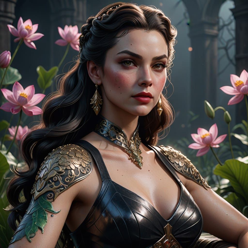 High-Fashion Editorial Photo of Scarlett O'Hara