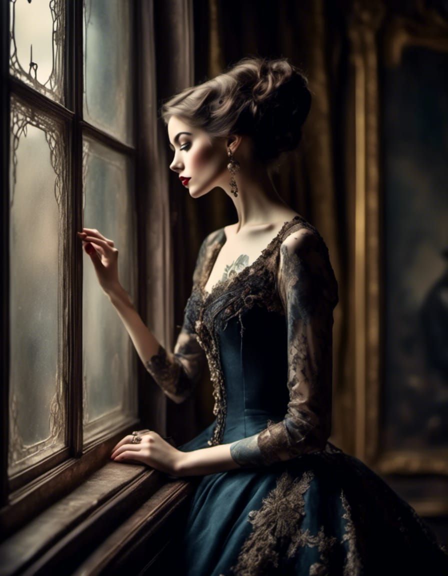 looking out at a rainy day