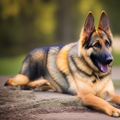 German Shepherd dog