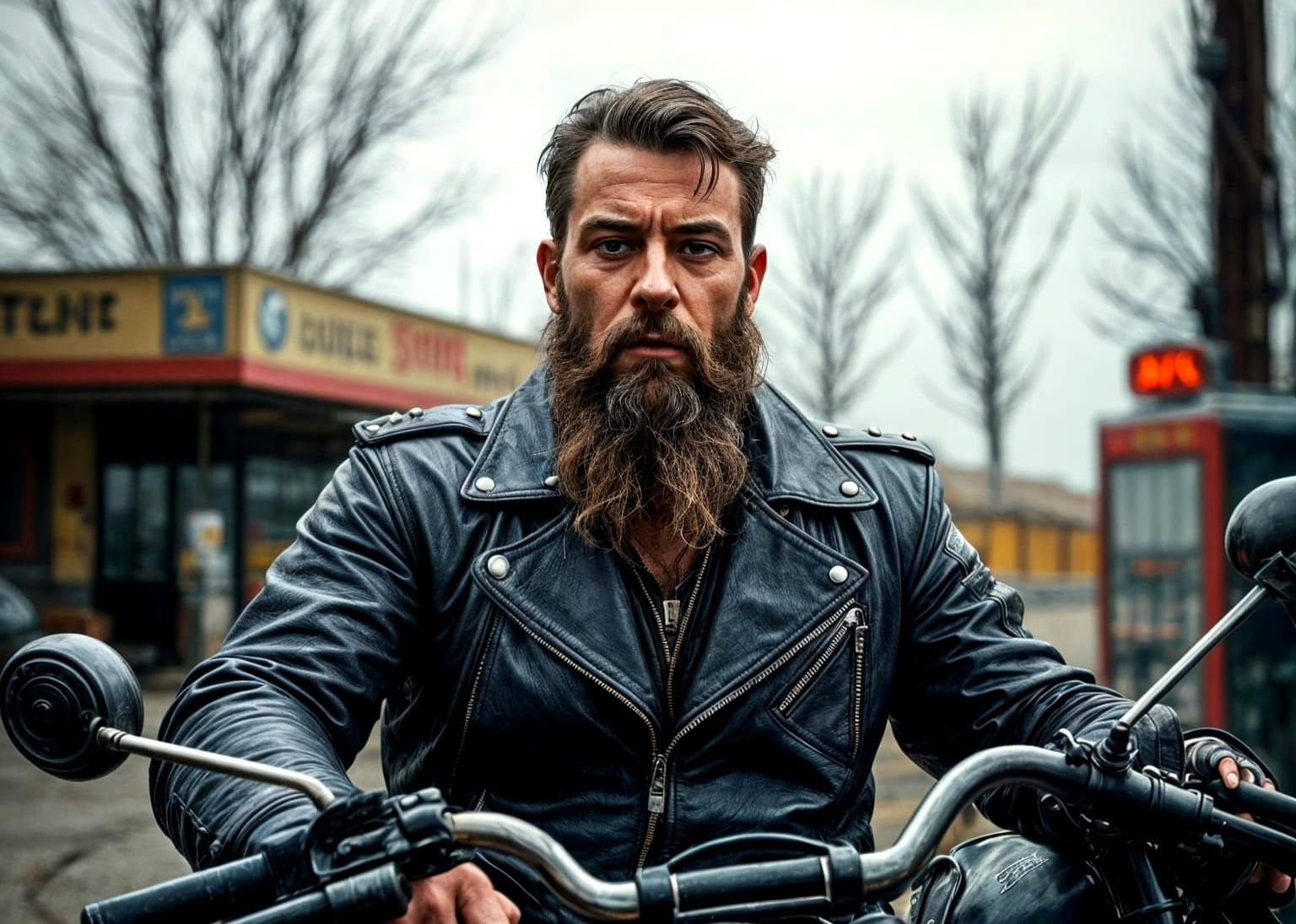 Epic Gothic Post-Apocalyptic Rider