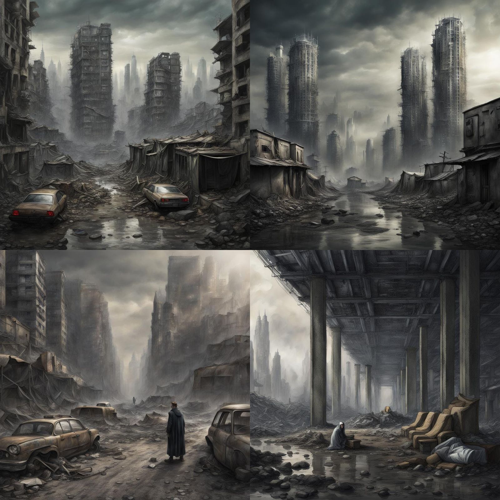 Dystopian AI Image: A Bleak Future