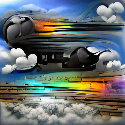 Train Journey Through the Clouds