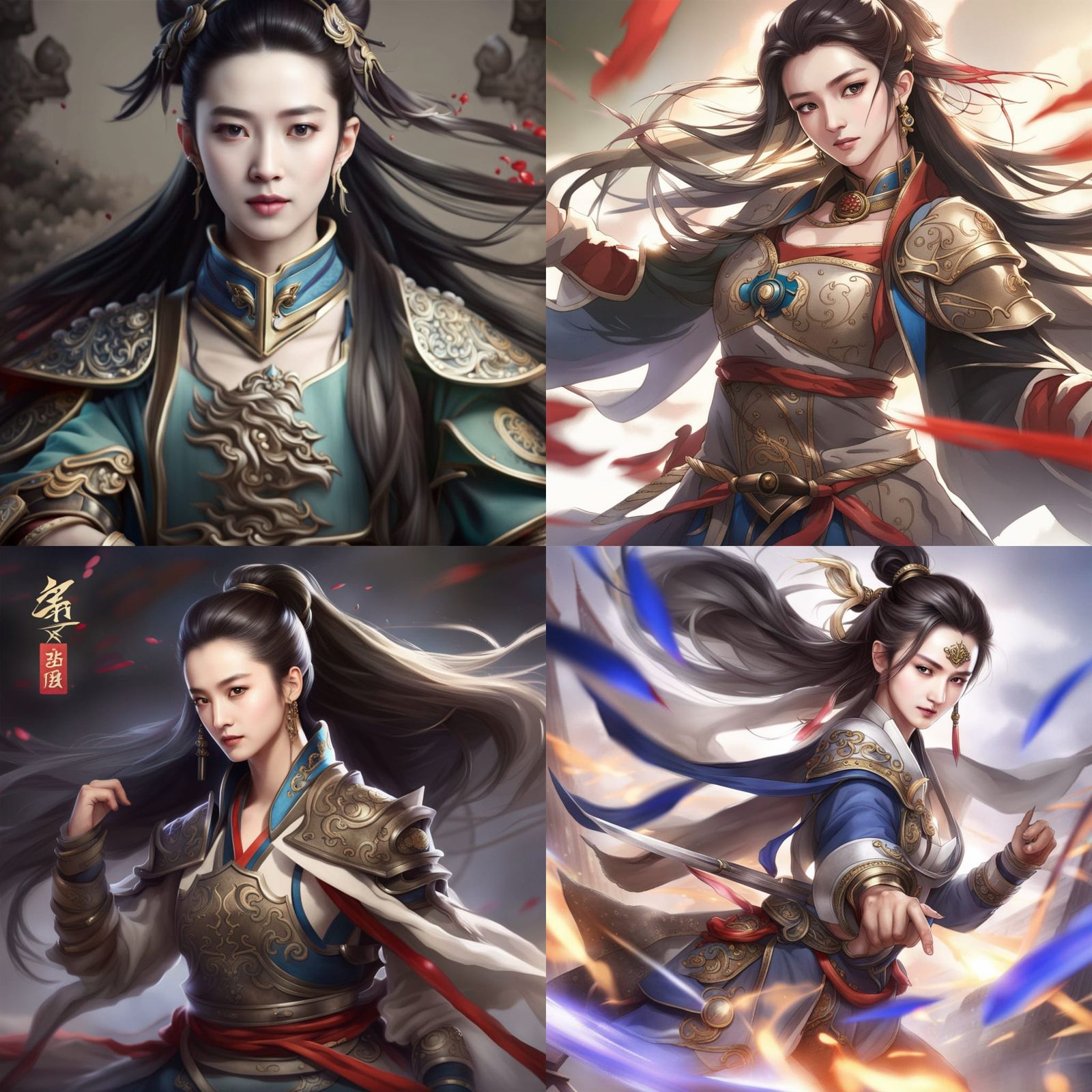 Zhao Li Ying as a General Warrior