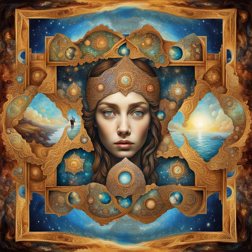 Infinite Consciousness Dreamscape by Olga Kvasha