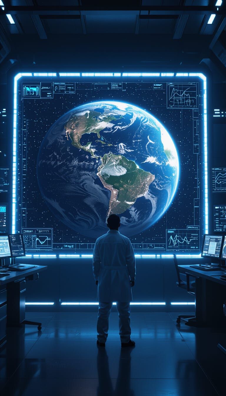 NASA Scientist Observes Earth-Like Planet on Holographic Dis...